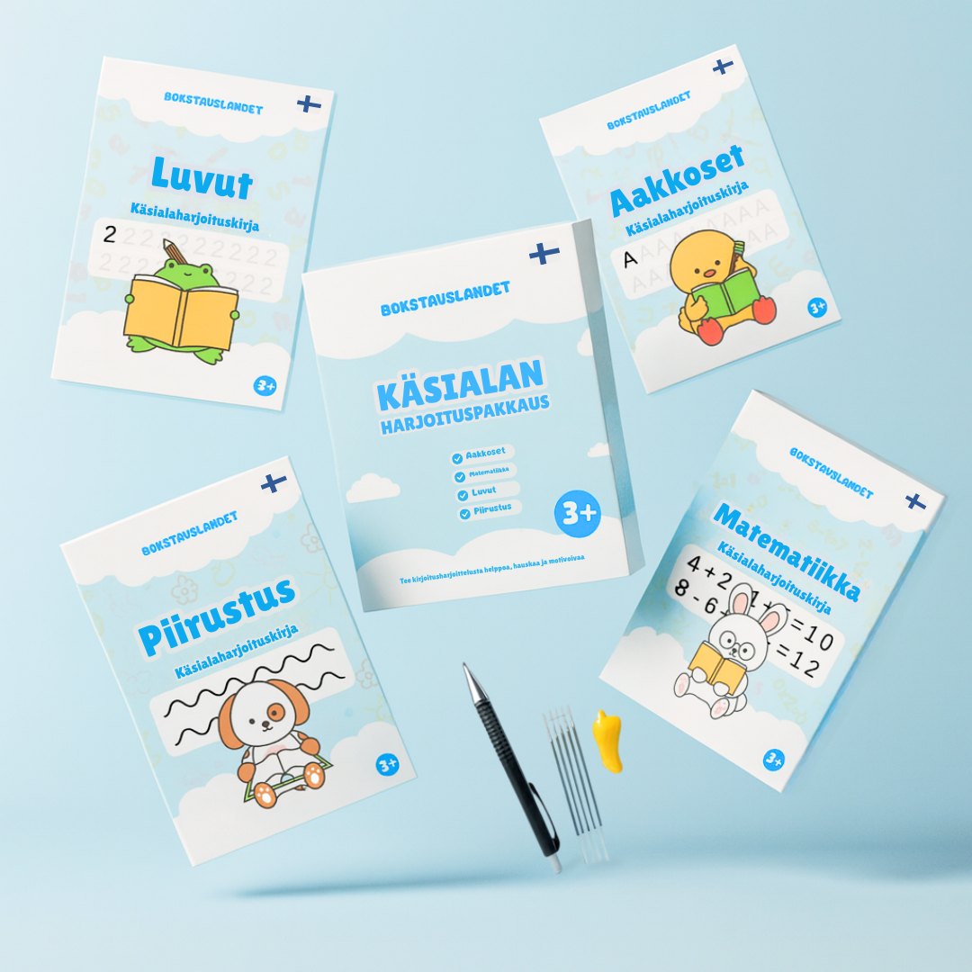 Bokstavslandet - Taianomainen käsialaharjoitussetti