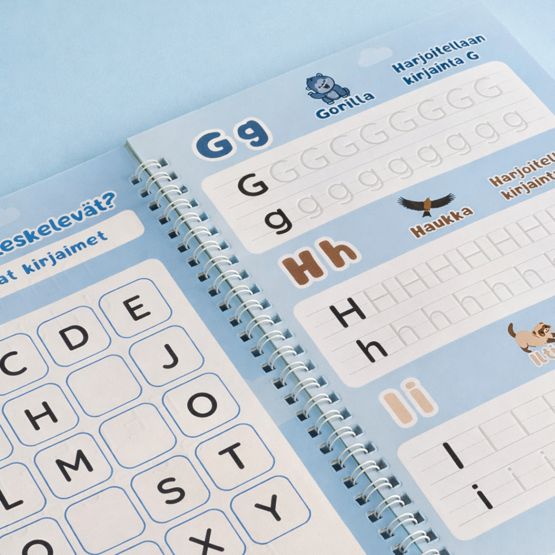 Bokstavslandet - Taianomainen käsialaharjoitussetti