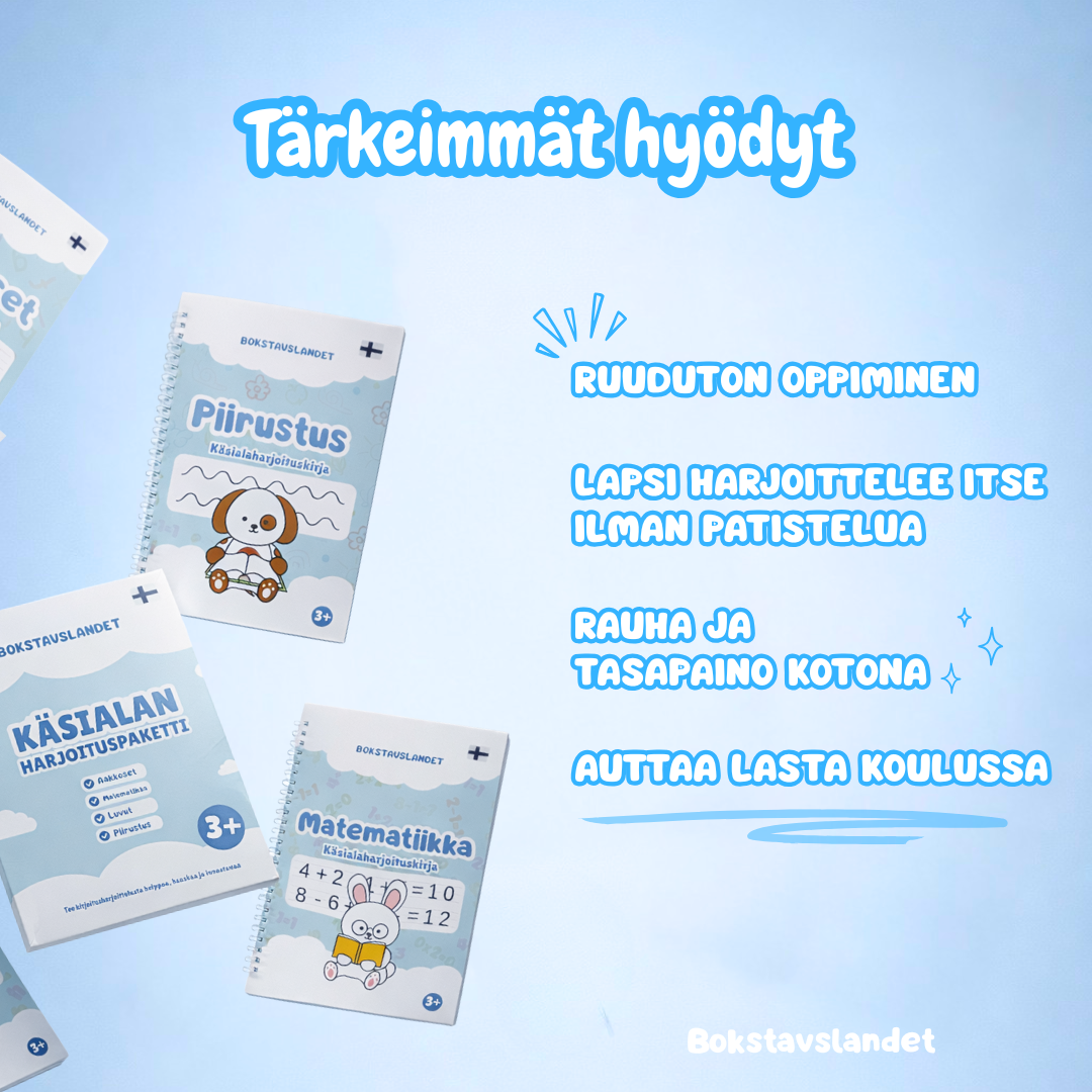 Bokstavslandet - Taianomainen käsialaharjoitussetti