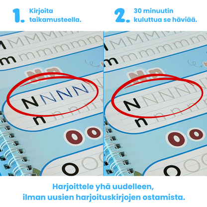 Bokstavslandet - Taianomainen käsialaharjoitussetti